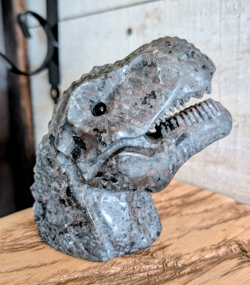 Canadian Flame Stone, Yooperlite T-Rex Head