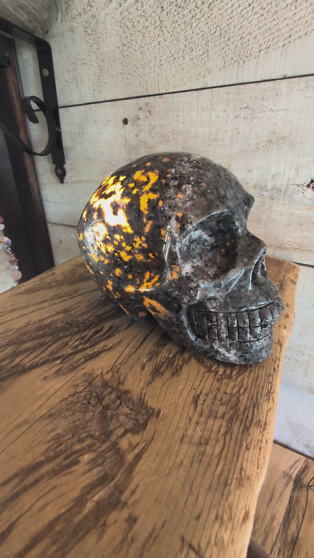 Crystal Skull Canadian Flame Stone, Yooperlite