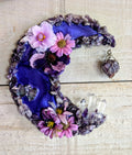 Amethyst Crystal Chip Moon