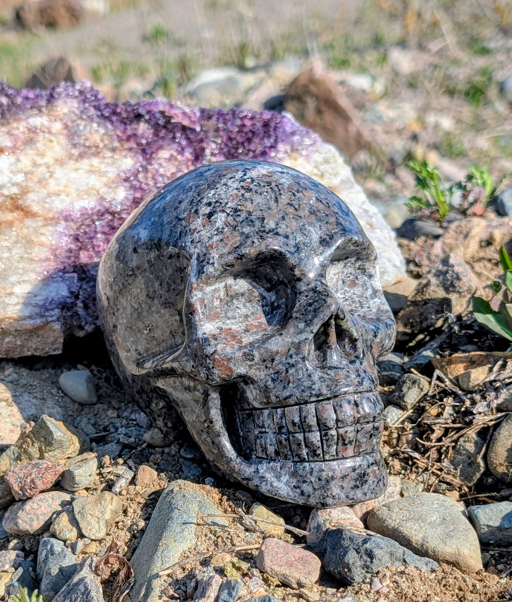 Crystal Skull Canadian Flame Stone, Yooperlite