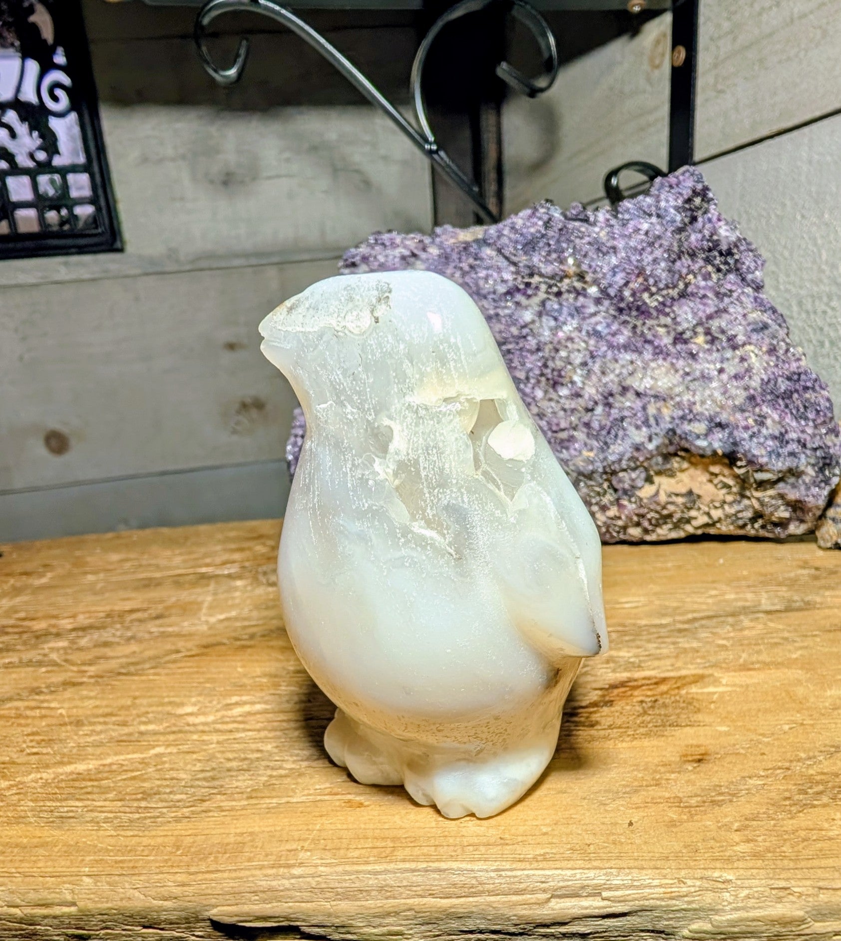 Druzy Agate Penguin