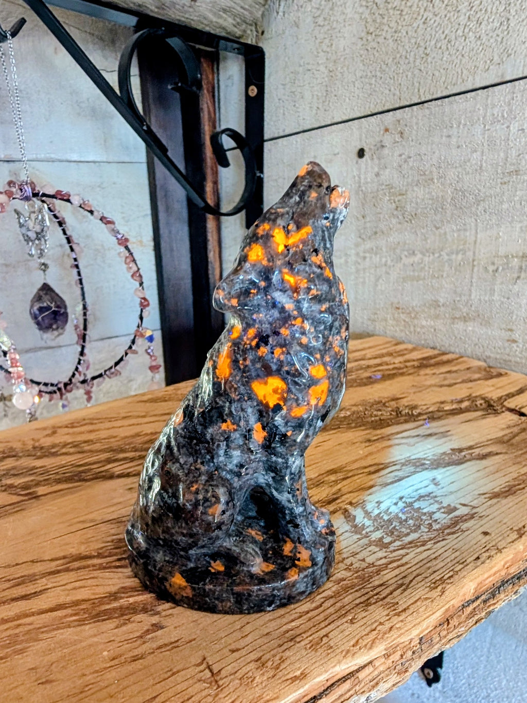 Crystal Wolf Canadian Flame Stone, Yooperlite