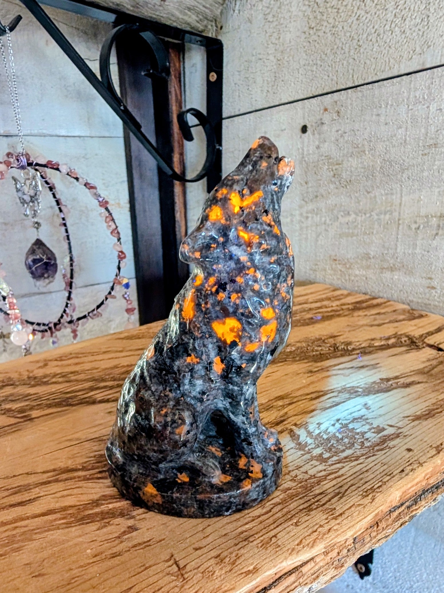 Crystal Wolf Canadian Flame Stone, Yooperlite