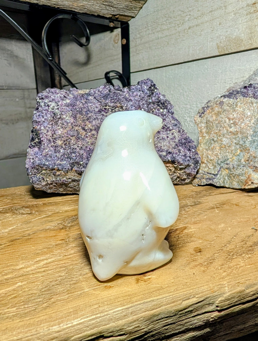 Druzy Agate Penguin