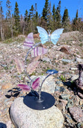 Crystal Butterfly Sphere Stand
