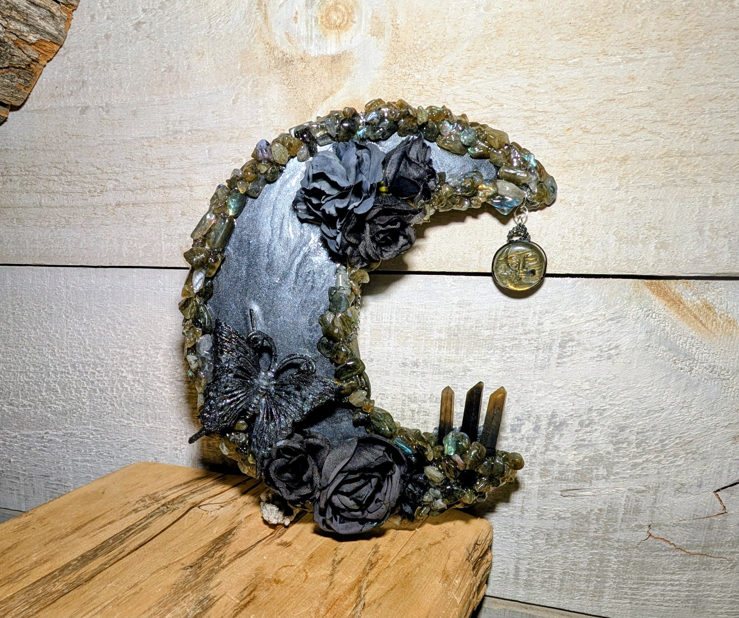 Artisanal Labradorite Moon