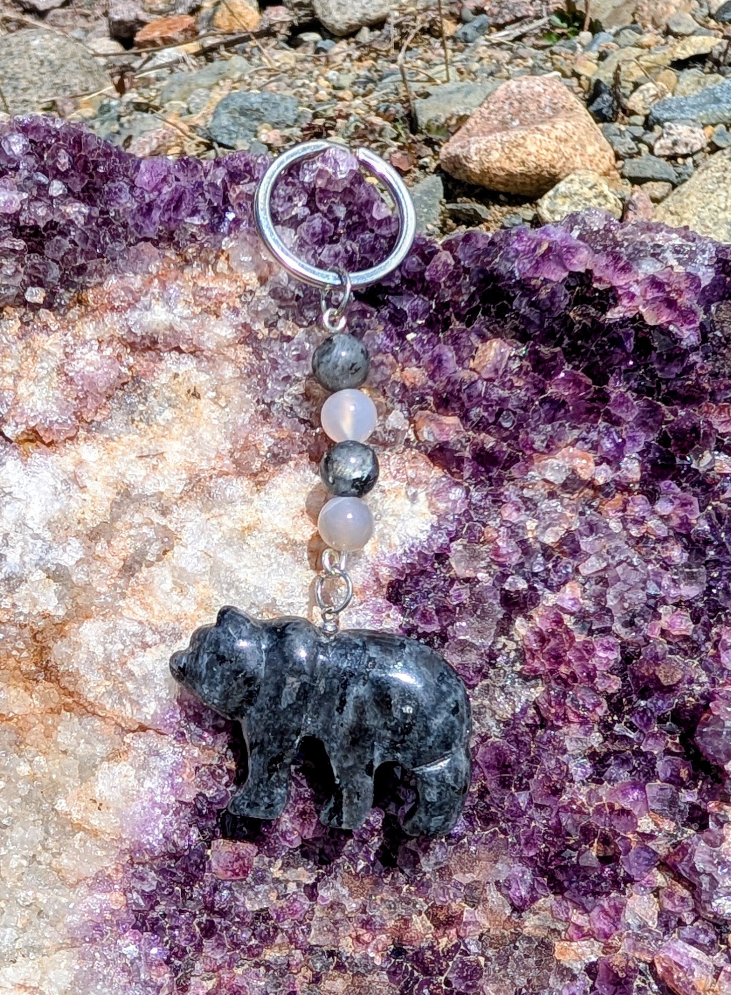 Artisanal Crystal Key Chain