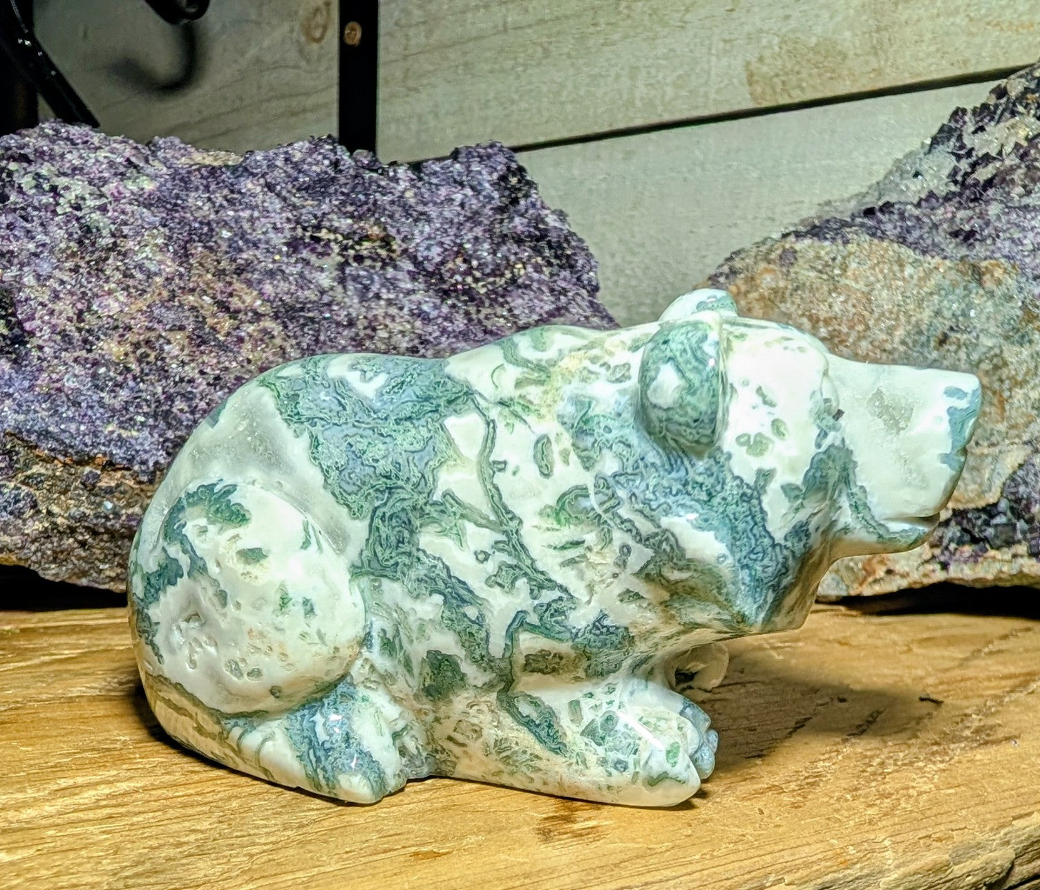 Crystal Bear Moss Agate