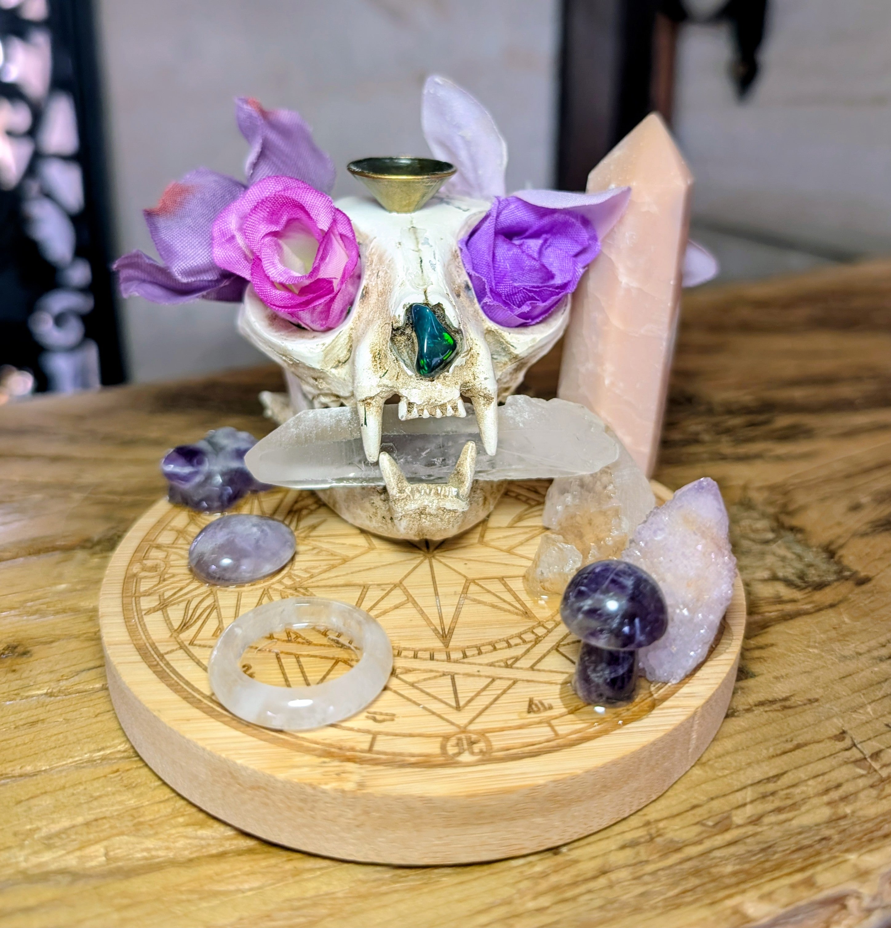 Cat Skull Backflow Incense Burner