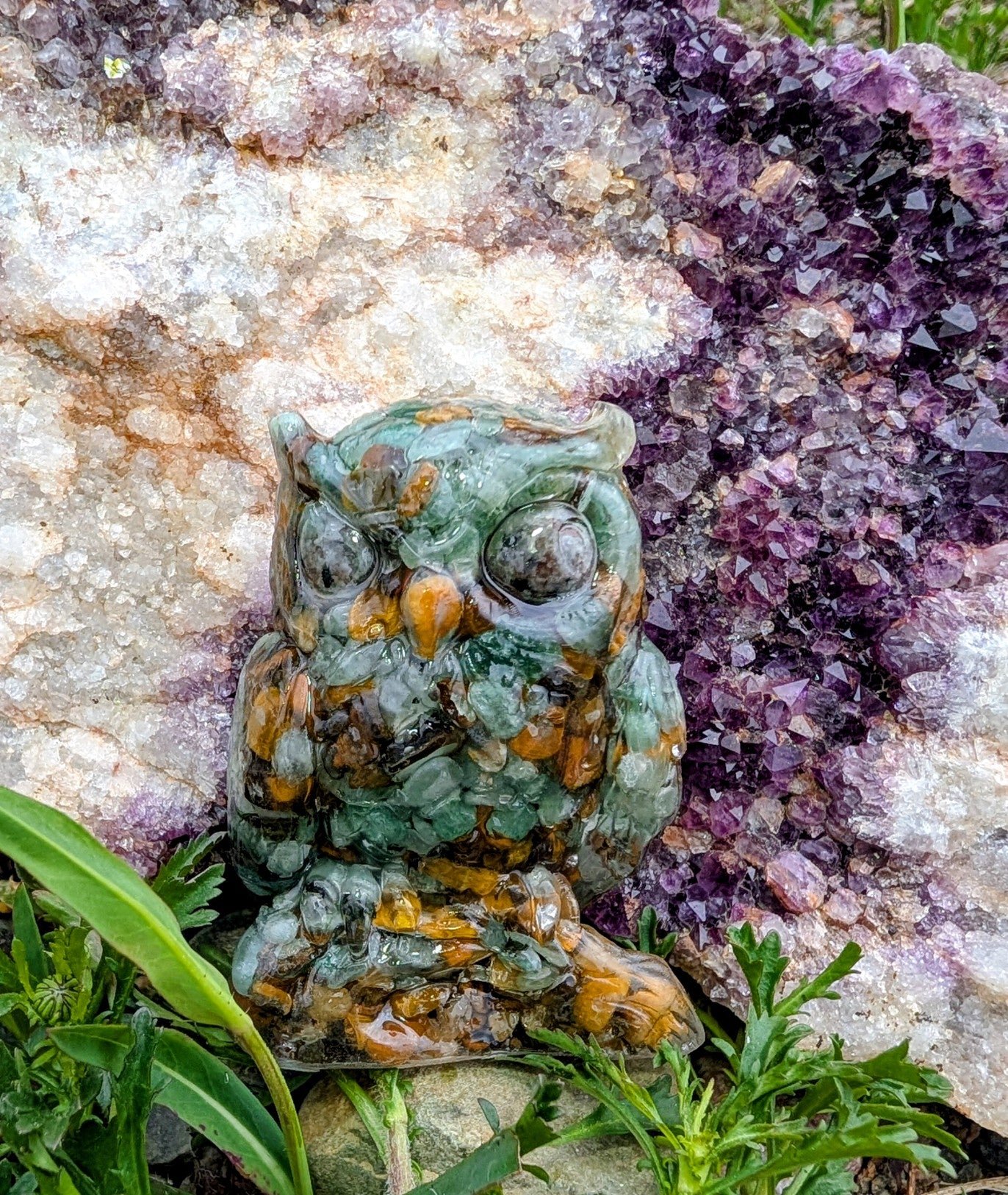 Artisanal Crystal Owl