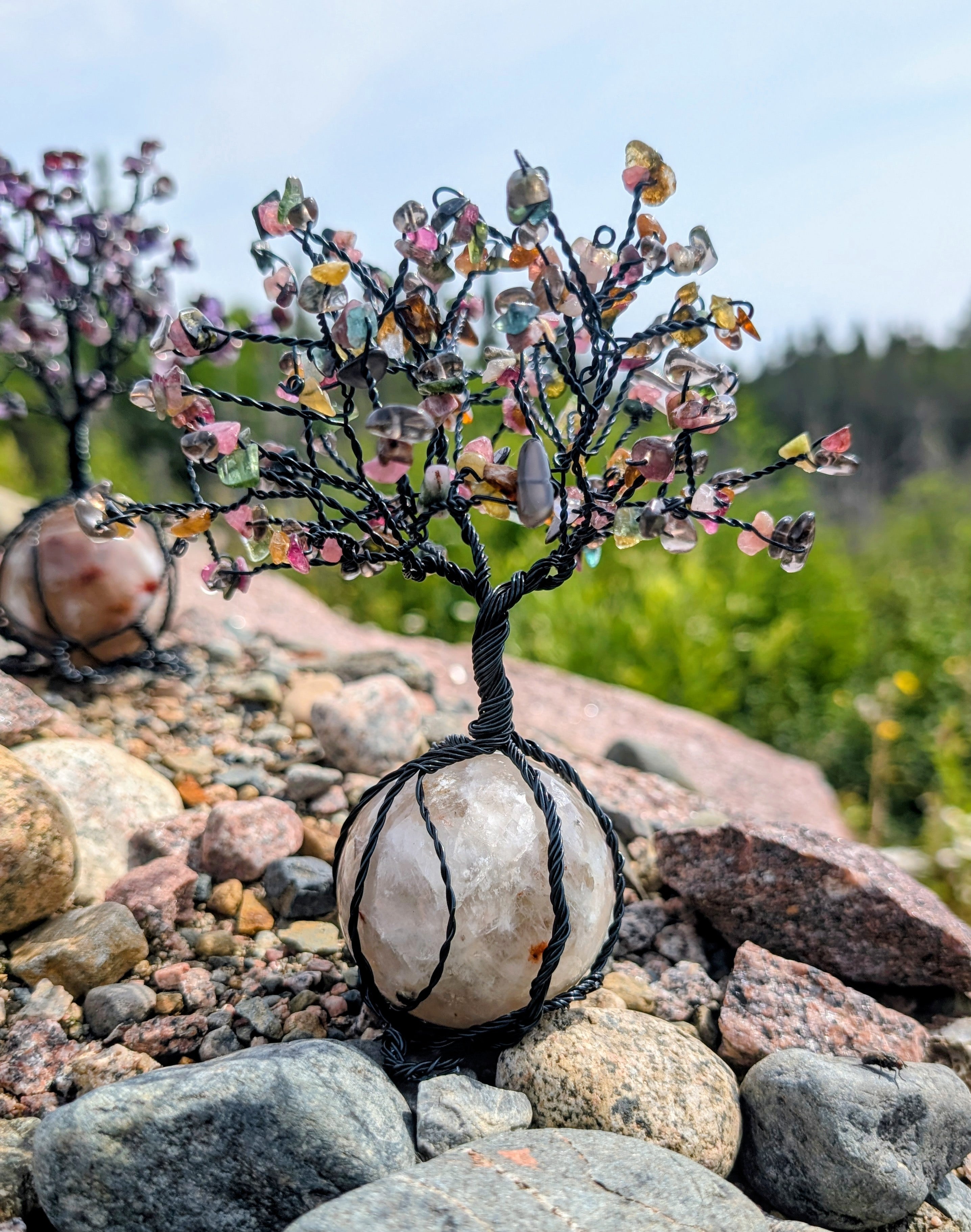 Crystal Tree on Crystal Sphere