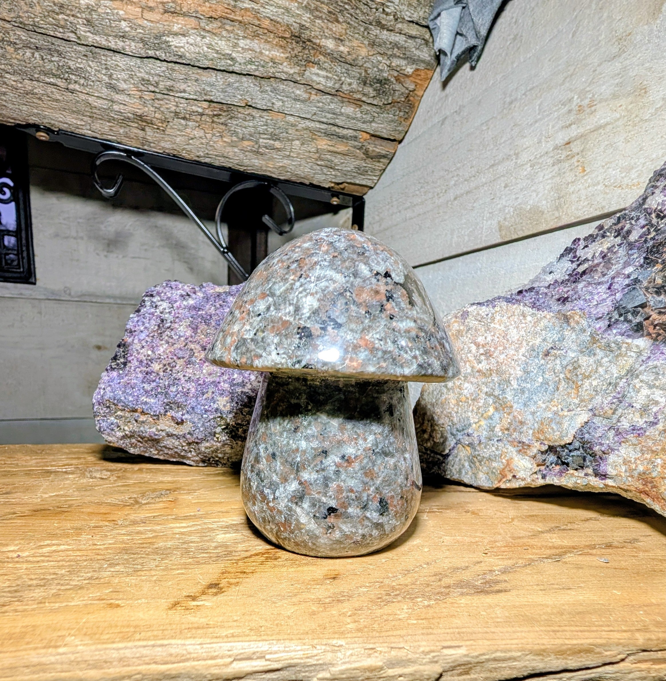 Mushroom Crystal Canadian Flame Stone, Yooperlite