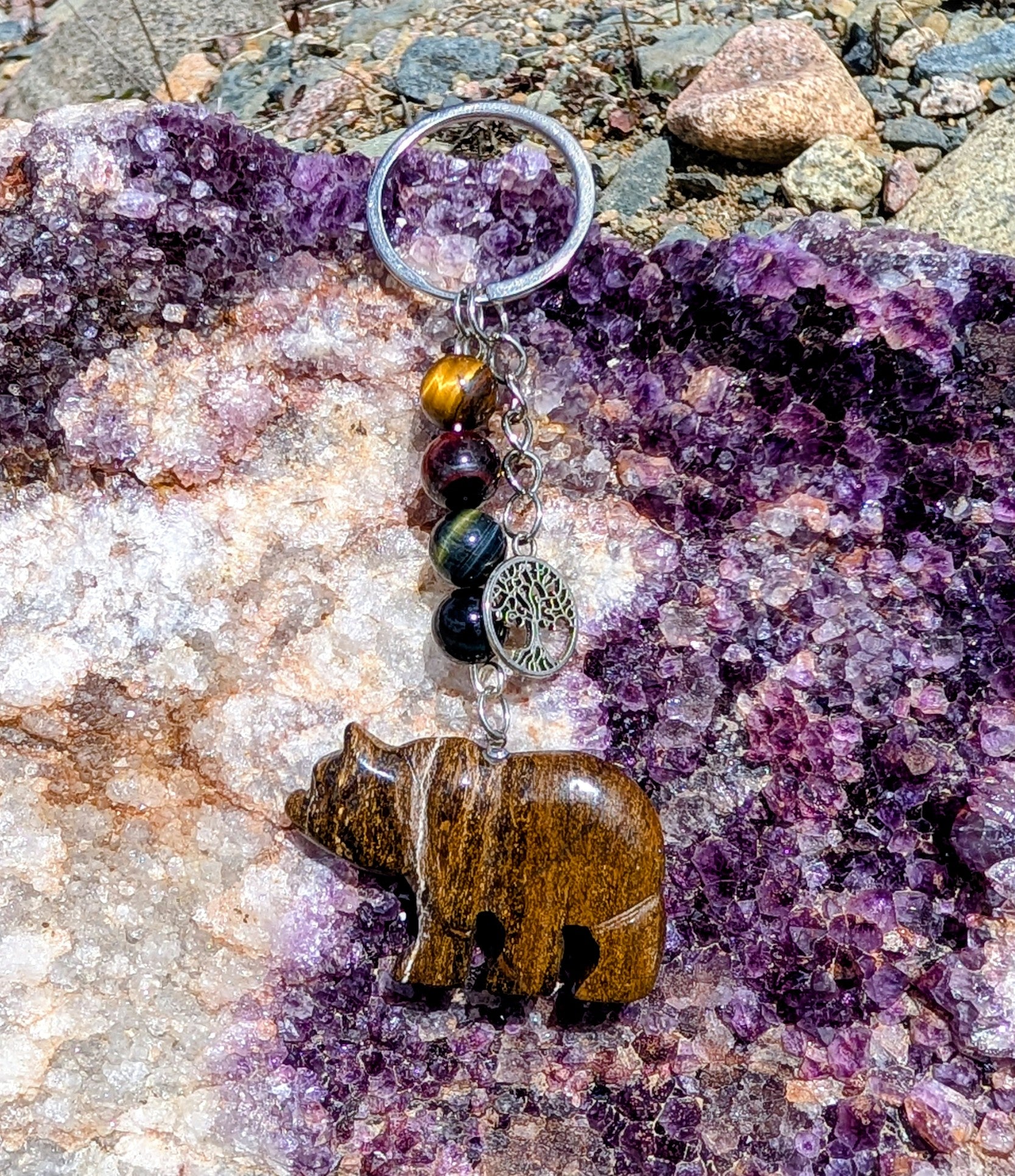 Artisanal Crystal Key Chain