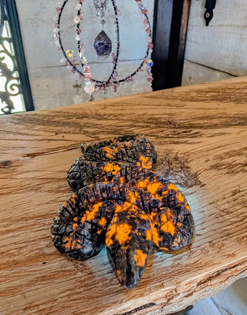 Crystal Snake Canadian Flame Stone, Yooperlite