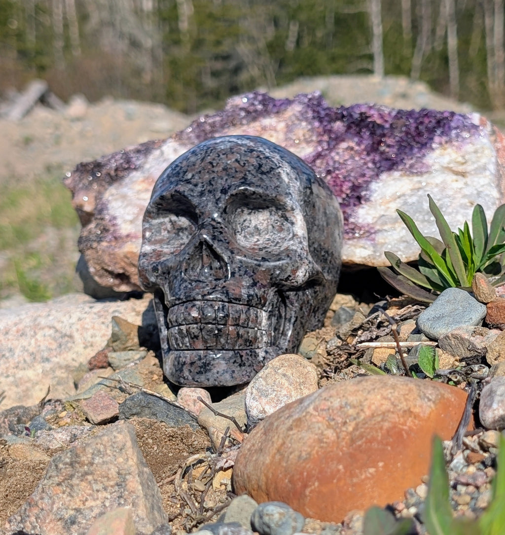 Crystal Skull Canadian Flame Stone, Yooperlite