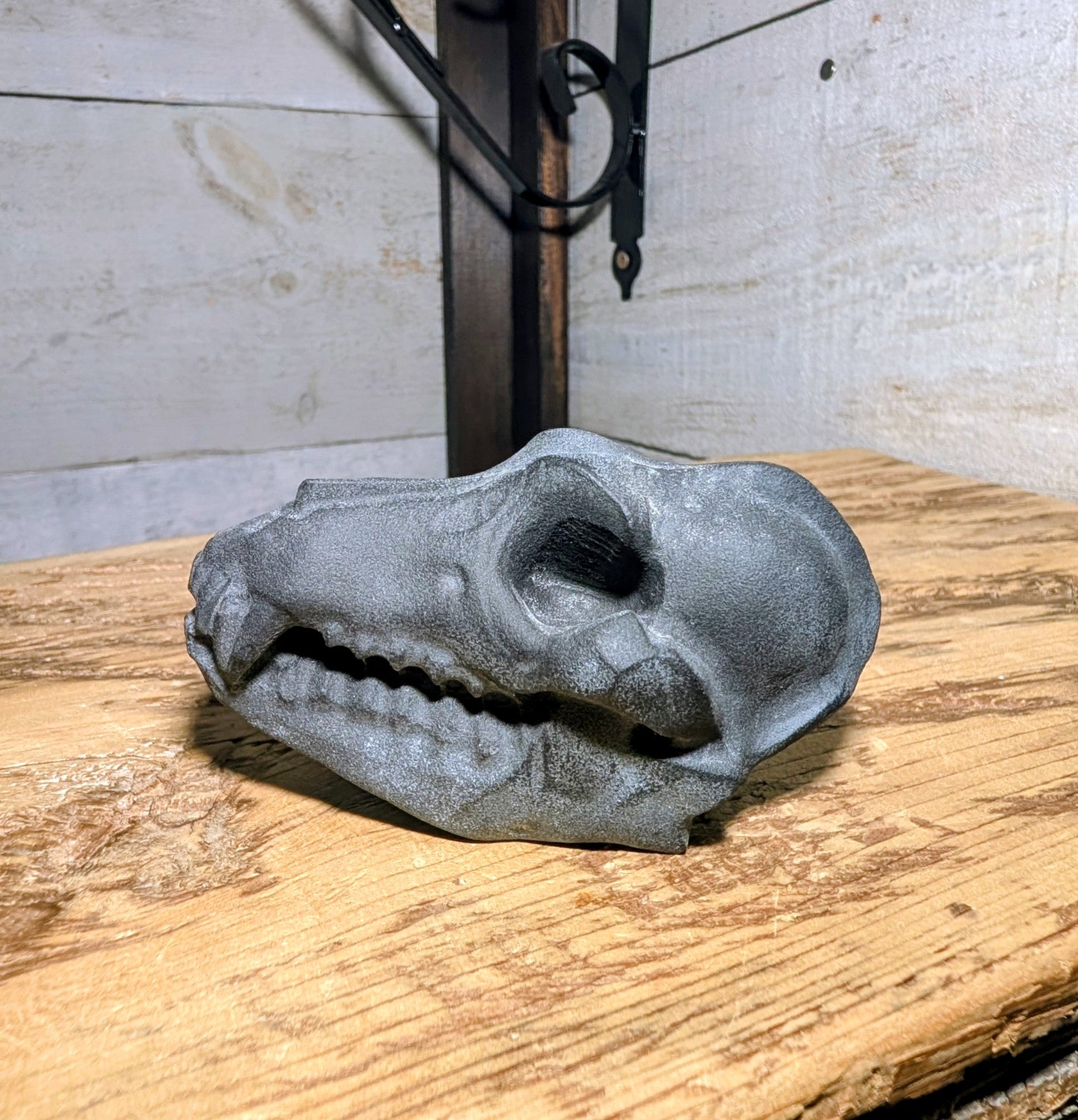 Crystal Wolf Head Obsidian