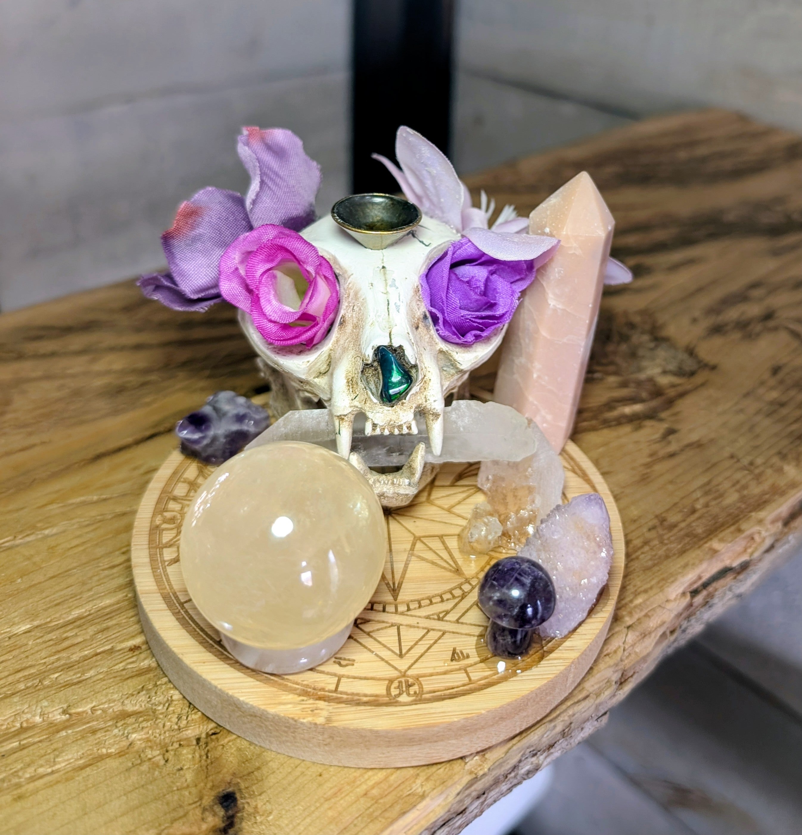 Cat Skull Backflow Incense Burner