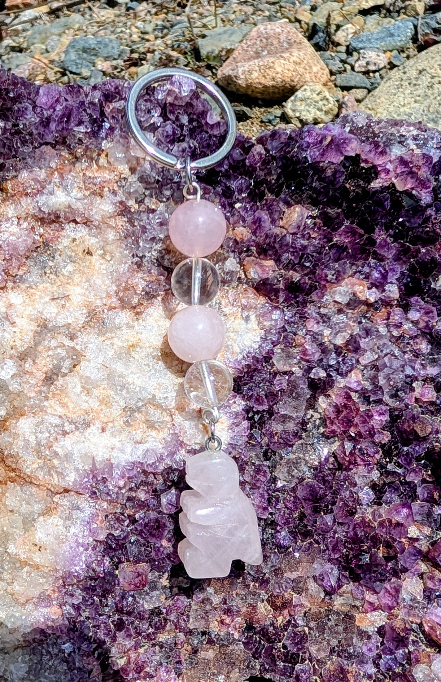 Artisanal Crystal Key Chain