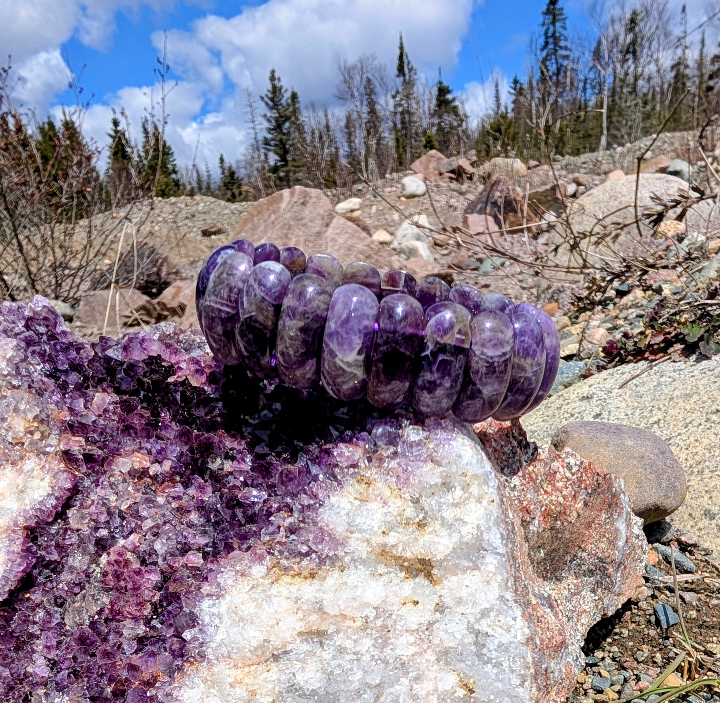 Crystal Bracelet, Amethyst
