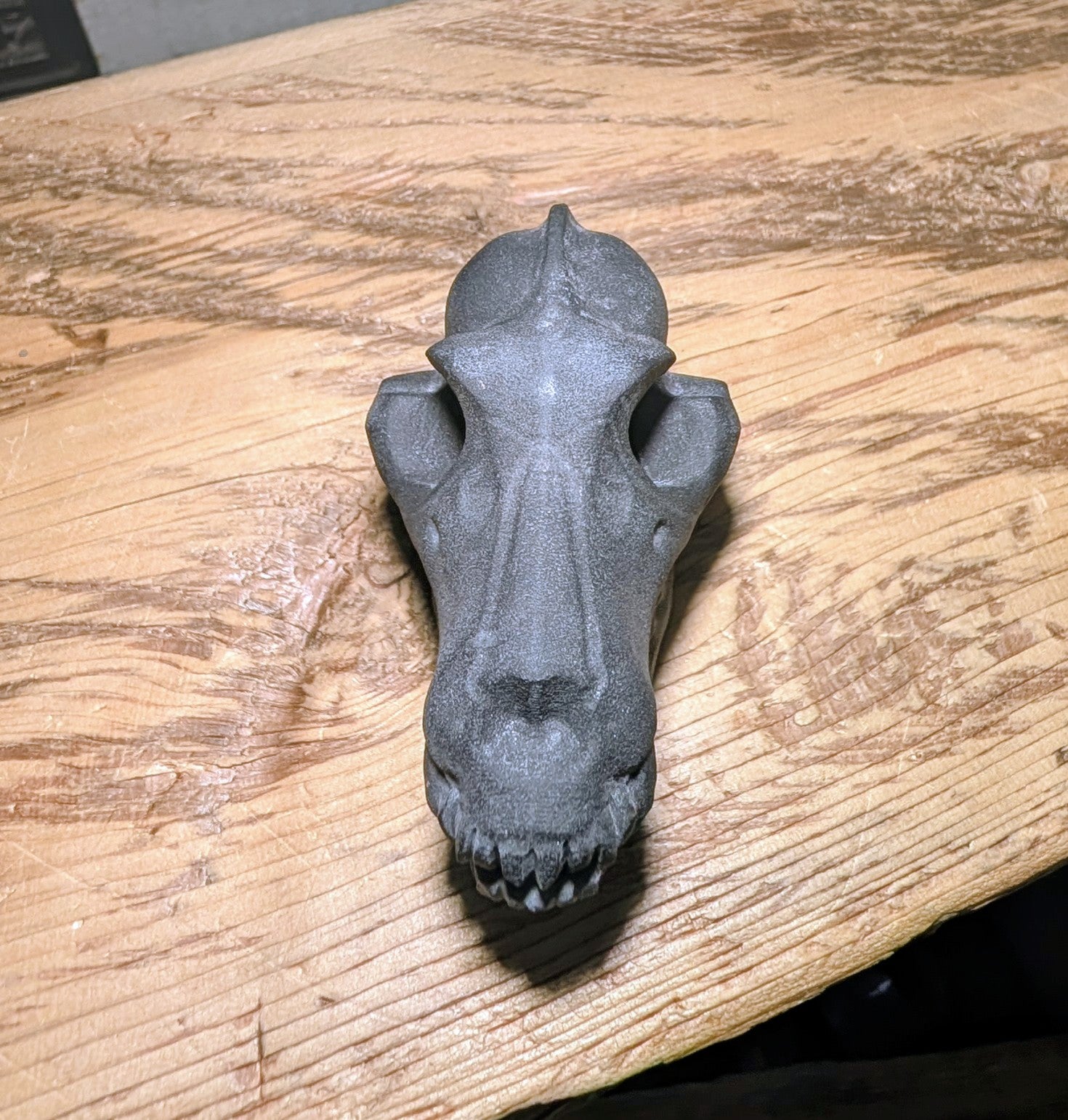 Crystal Wolf Head Obsidian