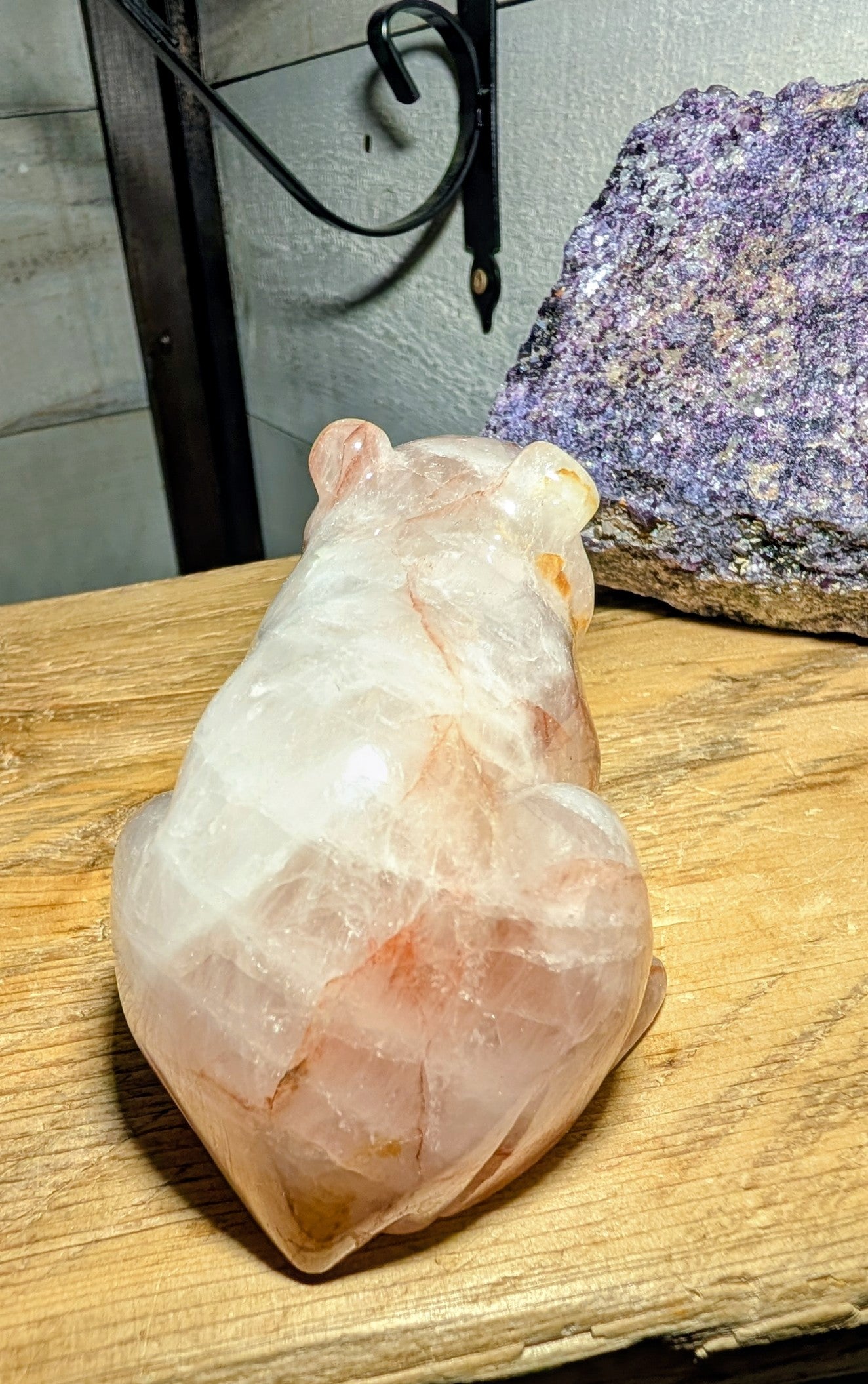 Crystal Bear Fire Quartz