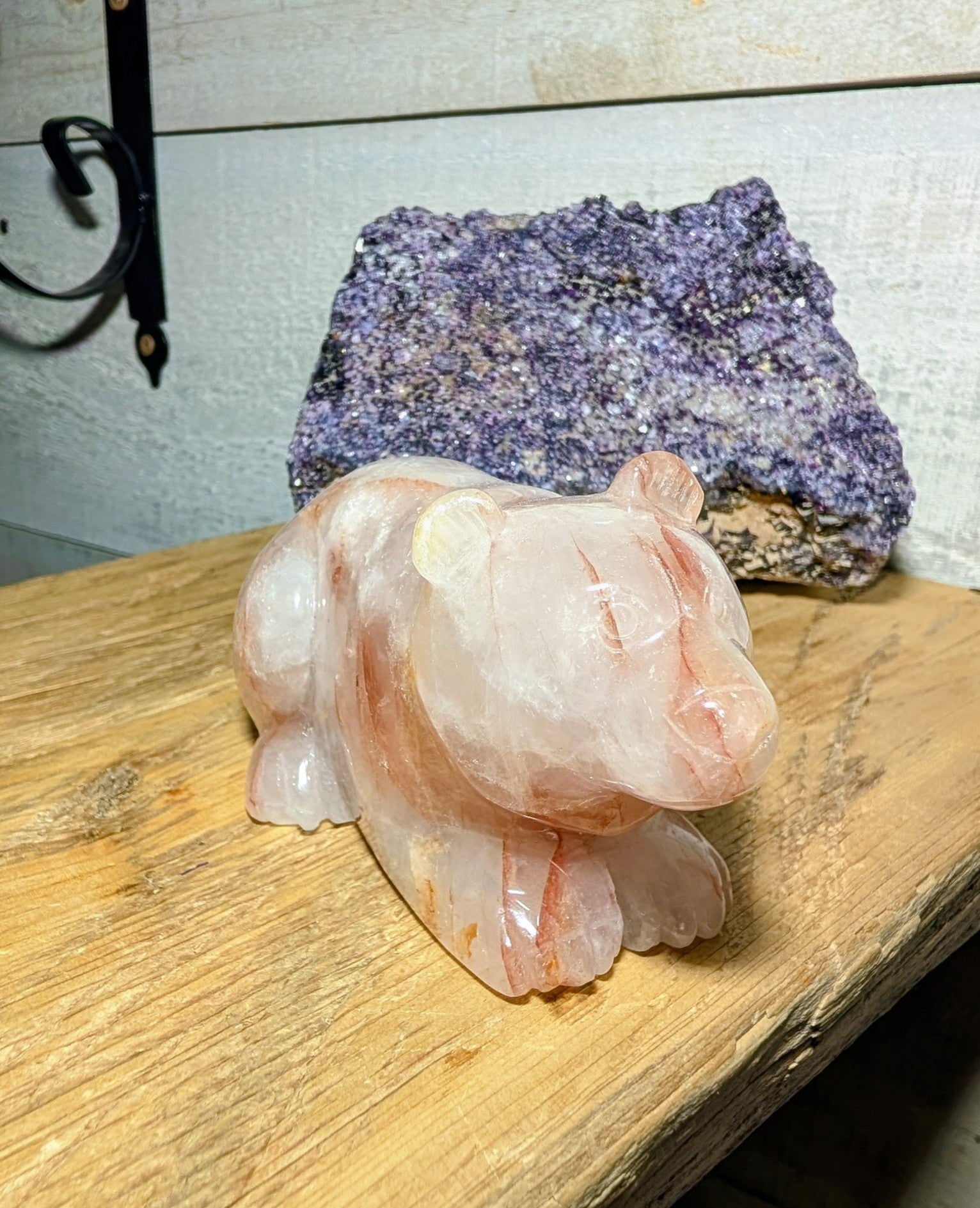 Crystal Bear Fire Quartz
