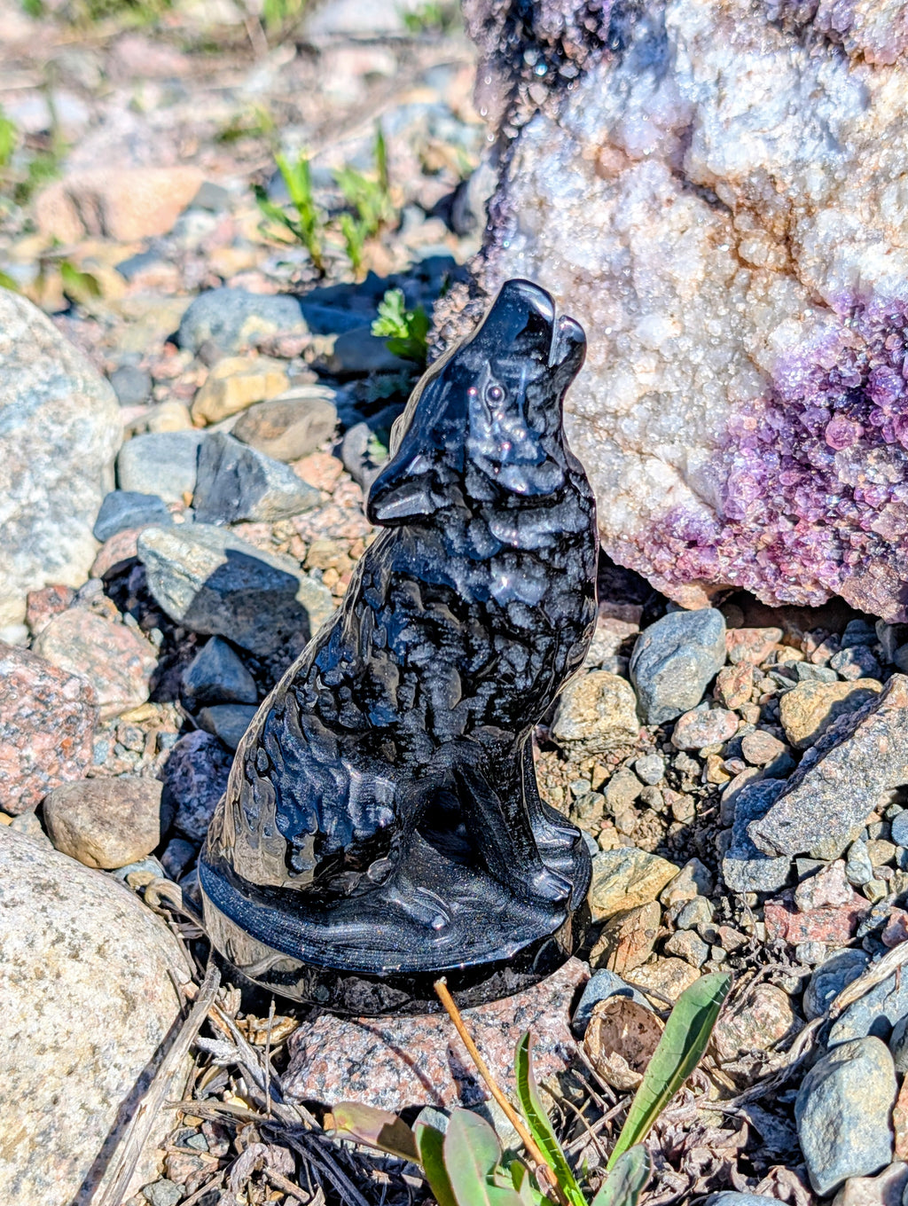 Crystal Wolf Obsidian
